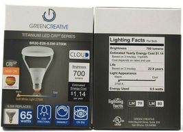 2 Ct GreenCreative Titanium LED CRI Series 65 Watt Semi Directional Dimmable image 3