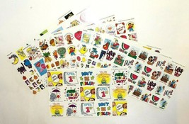 Vintage 1999 Highlights For Children Holiday Sticker Sheets 8 Sheet Set Winter  - £23.36 GBP