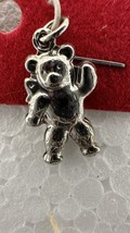 Teddy Bear Necklace Pendant Silver Tone - €8,51 EUR