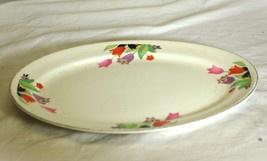 Superior Hall Quality Oval Serving Platter Tulip Dinnerware - £15.78 GBP
