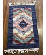 Hand Woven Area Rugs, Oriental Rug, Wool Kilim Carpet,  Floor Rug 48”x29.5” - $137.20 CAD