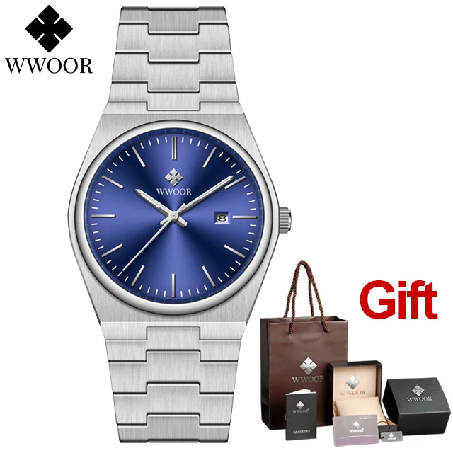 Mens Watches  Luxury Quartz Watch For Men Automatic Date Stainless steel 5Bar Di - £59.95 GBP