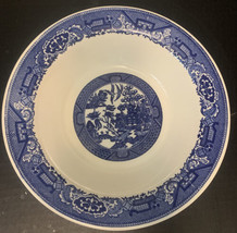 Blue Willow Ware by Royal China Serving Bowl 10&quot; Diameter MCM Vintage A 53 - £18.69 GBP