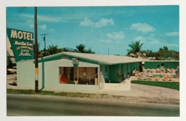 Motel Marlin Sue Street View Palm Trees Miami FL Dexter Press UNP Postcard c1958 - $11.99