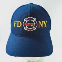 FDNY New York Fire Department Vintage Hat Adjustable Snap Back Baseball Cap - £23.89 GBP