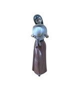 Vintage Lladro &quot;Bashful Girl with Straw Hat&quot; #5007 Porcelain Figurine - $81.34 CAD