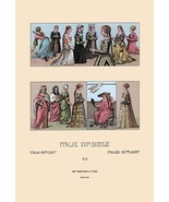 Feminine Dress of Sixteenth Century Italy and Holland - $19.97