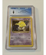 Drowzee Pokemon (1999) Base Set Shadowless 49/102 Blue Label CGC 9 MINT - £35.16 GBP