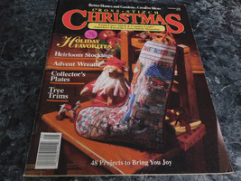 Cross Stitch Christmas Magazine Christmas 1990 Better Homes and Gardens - $2.99