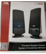 Cyber Acoustics CA-2002 multimedia desktop computer speakers - $14.03