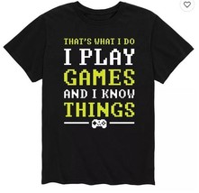 Men&#39;s Play Games And I Know Things Tee 2XL Tall - $14.99