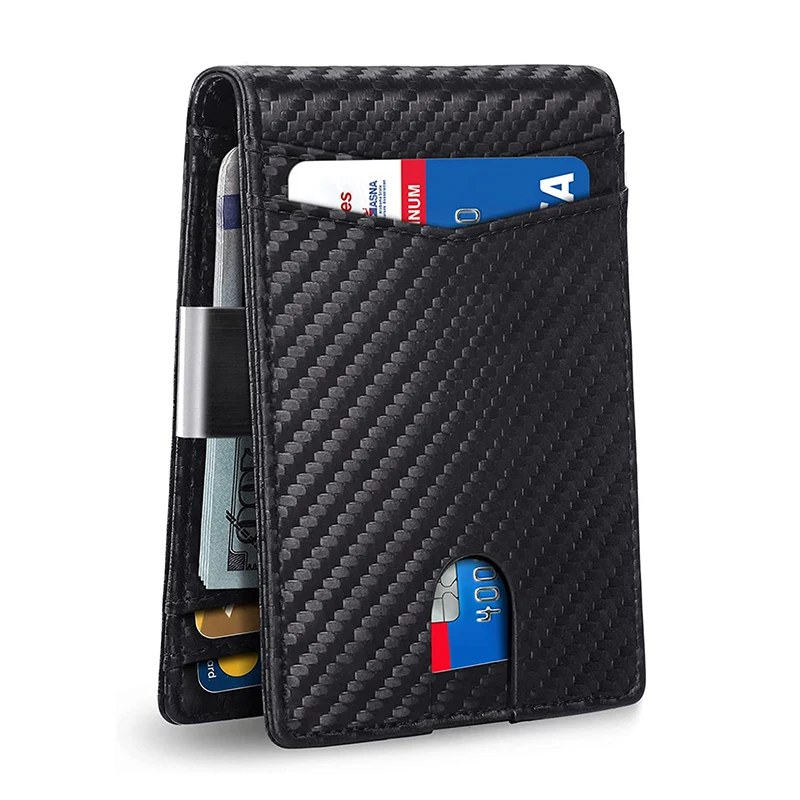  Leather  Men Wallets  Bag Slim Thin Man Card Holder Wallet for Men Small Short  - £46.18 GBP