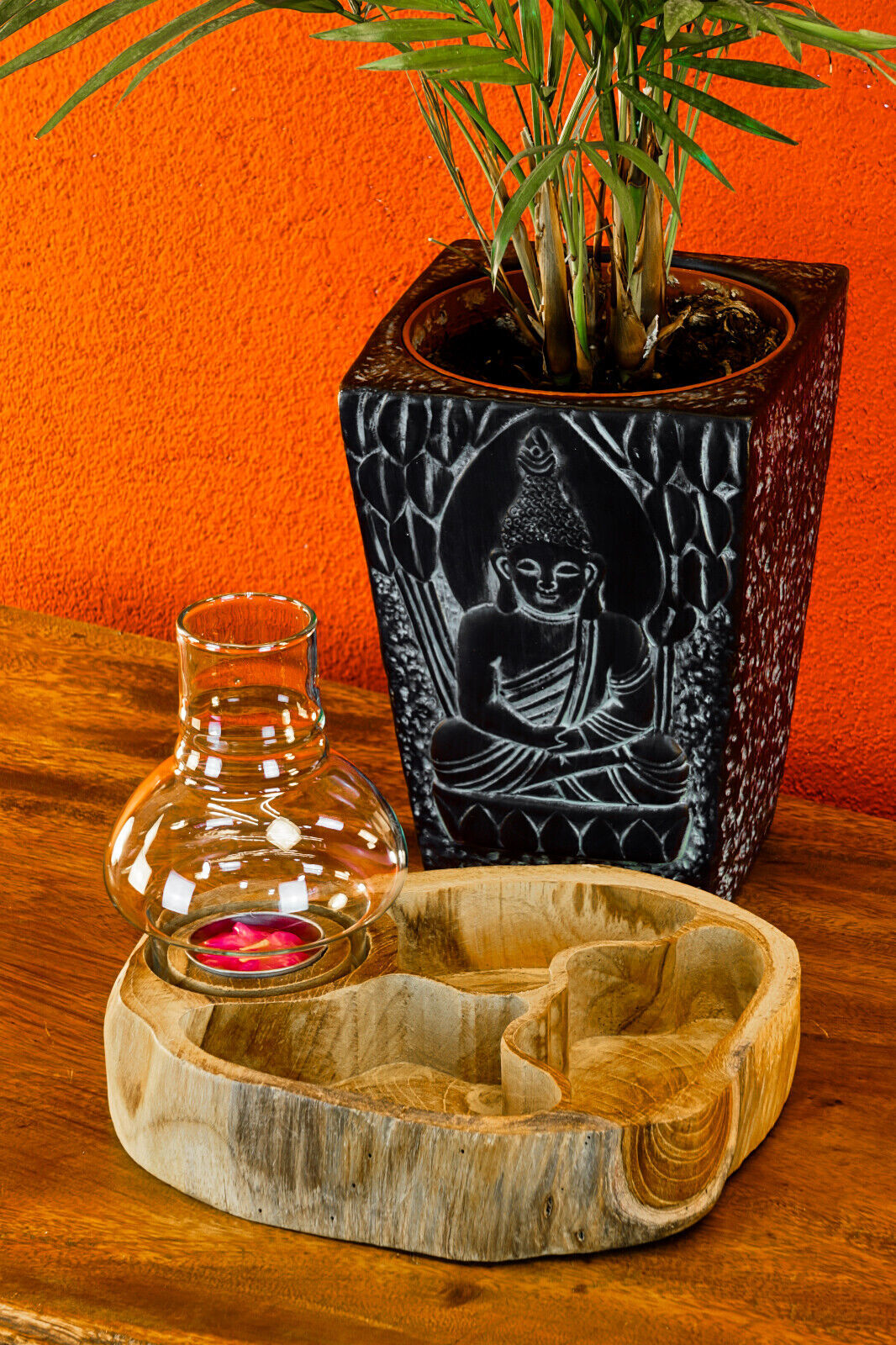 Lantern Bowl Decor Tealight Platter Snack Dish Candle Pastry Tray Glass - $35.01+
