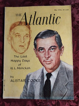 ATLANTIC May 1956 Alistair Cooke H. L. Menchen Ruth M. Goldsmith Grant Cannon - £6.86 GBP