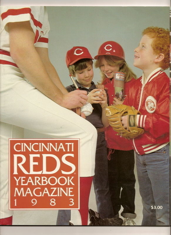 1983 cincinnati reds official yearbook program - $30.08