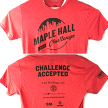 Maple Hall Challenge 2018 Accepted L Golds Gym T-Shirt Large Mens Dallas TX - $19.22