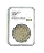 1949 China S$1 Dólar Sinkiang L&amp;M-842 Base Punta 1 Por NGC Como XF DETAL... - €1.426,74 EUR