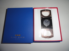 Elie Bleu cigar cutter in polished rose gold / satin black image 2