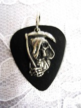 NEW BLACK GUITAR PICK GRIM REAPER DUDE PENDANT NECKLACE - $4.99 NEW BLACK GUITAR PICK GRIM REAPER DUDE PENDANT NECKLACE - $4.99