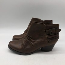 Bare Traps Reid Closed Toe Ankle Boots Side Zipper Excellent Cond. Brown 7.5M - £30.53 GBP