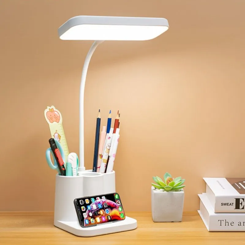 USB Learning Dormitory Bedroom Bedside Reading Night Light LED Desk Lamp... - $8.87+
