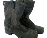 DINGO vintage blue deim and suede western boots  5.5 D USA women - $59.39