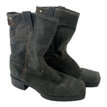 DINGO vintage blue deim and suede western boots  5.5 D USA women - £46.38 GBP