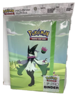 Pokemon Morning Meadow Pro Binder 20 Pages Portfolio 360 Cards Elastic NEW - $19.79
