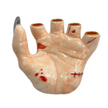 Ganz Halloween Witch Hand Candle Holder Bloody Scary Holiday Decor EH 7900 - £40.20 GBP
