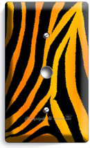 Wild Bengal Tiger Stripes Skin Print Light Dimmer Cable Wall Plate Room Hd Decor - £8.16 GBP