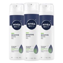 NIVEA MEN Sensitive Shave Gel with Vitamin E, Soothing Chamomile 3 pack - £20.18 GBP