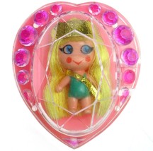 Vintage 1968 Mattel Liddle Kiddles Heart Pin Jewelry Locket Beauty Pageant Doll - £60.88 GBP