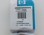 HP Tricolor 110 Series For HP Photo Packs CB305A New In Plastic Wrap - $16.82