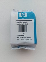 HP Tricolor 110 Series For HP Photo Packs CB305A New In Plastic Wrap - $16.82