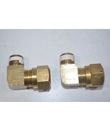 Lot of 2 NEW Sloan Air Brake Tube Male Elbow Fitting 5/8&quot; x 3/8&quot; PS769AB... - €15,86 EUR