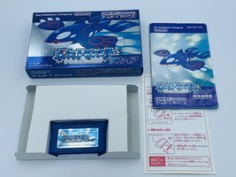 Pokémon Sapphire Game Boy Advance GBA Japan CIB COMPLETE Pokemon box manual - $64.39