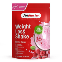 Naturopathica Fatblaster Weight Loss Shake Red Pouch Raspberry 465g - £73.06 GBP