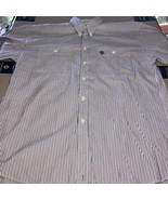 Tommy Hilfiger Large Long Sleeve Shirt, Multicolor Stripe, VTG Button-Up... - $16.82