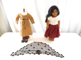 American Girl Doll Josefina Doll in Meet And Christmas Dress with Mantilla Lace - £66.58 GBP