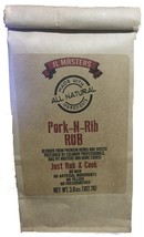 3 JL Masters PORK &amp; Rib  Rub-All Natural, No MSG,Just Rub &amp; Cook-3.8oz p... - £20.82 GBP