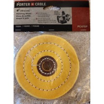 Buffing Polishing Wheel Pad Porter Cable 4-Inch Cotton Firm  Yellow PC4F... - £5.40 GBP