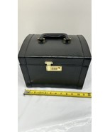 Genuine Bentony Square Soft Cover Hard Shell Combination Lock Box Black - $34.60