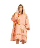 Blanket Hoodie Sweatshirt Ultra Comfy Sherpa Fleece Pullover w/ Pocket I... - €51,74 EUR