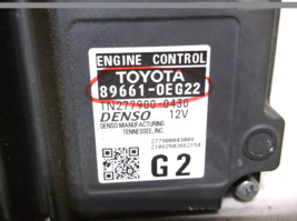 20-21-22  TOYOTA HIGHLANDER  3.5L AWD / ENGINE COMPUTER/ECU.PCM image 2
