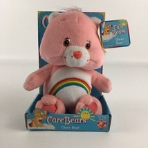 Care Bears Cheer Bear 8” Plush Bean Bag Stuffed Animal Toy Vintage 2002 ... - £34.92 GBP