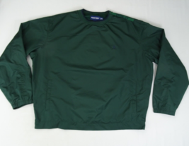 Polo Golf Ralph Lauren Windbreaker Jacket Mens XL Green Neck Zippers Pul... - $33.20