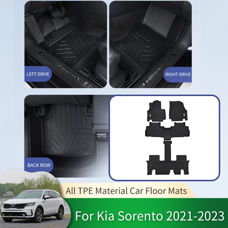 for Kia Sorento Fuel Version 2021~2023 Car Waterproof Non-slip Floor Mats Full - £258.51 GBP