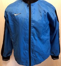 VTG Nike Teal Zip Up Jacket Size Medium Mesh Lining Windbreaker Running ... - £50.41 GBP