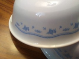 Corelle Morning Blue Cereal Bowls - £7.57 GBP