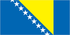 Bosnia &amp; Herzegovina Flag - 12x18 Inch - $4.99